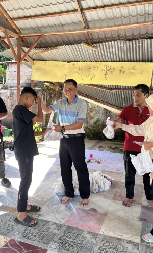 Pelaksanaan Qurban Hari Raya Idul Adha 1447 H SMP Negeri 1 Blangpidie Tahun 2026